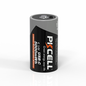 Оптовая цена 5000MWH Высокое качество цифровой аккумулятор C перезаряжаемый Тип C <span class=keywords><strong>1</strong></span>,5 V Usb перезаряжаемые литий-ионные аккумуляторы - Product Image 2