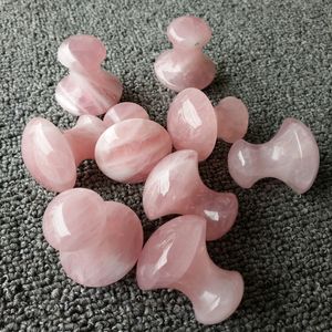 La mejor calidad de cuarzo rosa Natural gua sha masaje herramienta de forma de seta Bar belleza <span class=keywords><strong>desguace</strong></span> Guasha - Product Image 2
