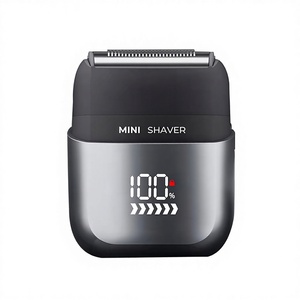 Mini rasoir électrique pour hommes, portable, format de poche, rechargeable par USB, étanche, pour rasage humide et sec, usage domestique et en camping-car - Product Image 1