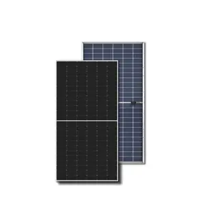 Rotterdam double glass solar panel 525w 530w 540w 550w paneles solaes transparent price