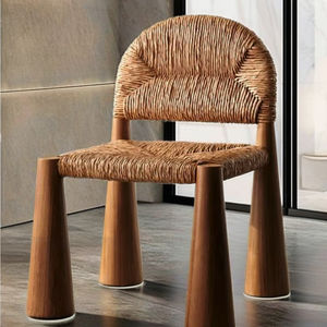 <span class=keywords><strong>Chaise</strong></span> de salle à manger d'art vintage italienne, design antique luxueux, en rotin, pour chambres et banquets - Product Image 3