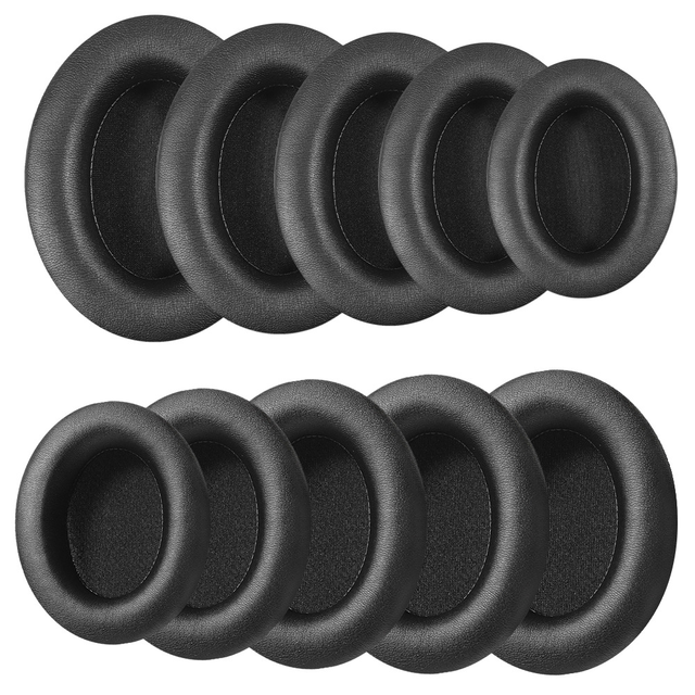 Universal Oval Replacement Ear Pads - Memory Foam Multi-Size for Over-Ear Headphones with Accessories