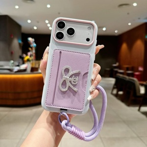 Portefeuille multifonctionnel avec porte-cartes coulissant et cordon de poignet coloré détachable, étui de téléphone antichute et antichoc pour Vivo V70 FE-5G - Product Image 6