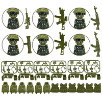 Jouets militaires spéciaux, ensembles de blocs de construction, commandos, policiers, soldats, figurines d'action de l'armée, armes à feu, briques, jouets