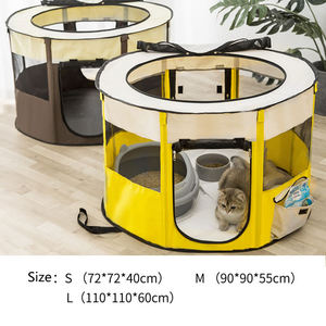 <span class=keywords><strong>Parc</strong></span> de jeu <span class=keywords><strong>pliable</strong></span> portable pour animaux de compagnie, cage, chenil, clôture pour chiots, tente, lit et espace de mise à la portée pour chiens et chats de petite et grande taille - Product Image 2