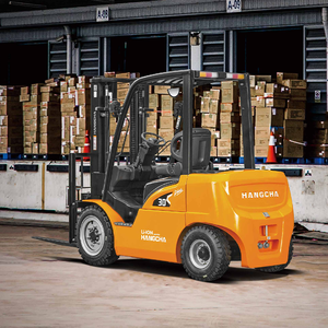 รถยกไฟฟ้าแบบพกพาแบตเตอรี่ลิเธียม Hangcha 2 ตัน ได้รับเครื่องหมาย CE รถยกไฮดรอลิกแบบขับเคลื่อน 4 ล้อ ความเร็ว 21 กม./ชม. สำหรับคลังสินค้า - Product Image 1