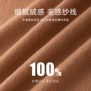 Sciarpa da donna <span class=keywords><strong>25</strong></span> in lana 100% lunga e allargata in tinta unita traspirante ad asciugatura rapida di lusso autunno inverno spesso scialle grandi e calde - Product Image 4