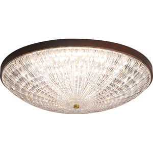 Chinese Style Round <b>Ceiling</b> <b>Light</b> Led Walnut Color Living Room Bedroom Lighting - Product Image 3