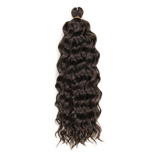 Extension de cheveux synthétiques pour tressage, avec boucles hawaïennes, de 18 pouces et 24 pouces - Product Image 2