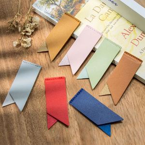 New Style Miniature Cute Style Cross <b>Bookmark</b> PU Leather Business Page Book Marks - Product Image 2
