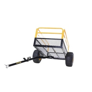 Remorque polyvalente en acier pour VTT, modèle 2024, meilleur prix, faible MOQ, chariot de transport métallique, remorques de fret et utilitaires - Product Image 3