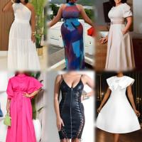 Toptan Moda Düşük Fiyatlı Giyim Yazlık Kadın Günlük Dar Seksi Elbiseler Toplu Stok Kadın Giyimleri Rastgele Gönderim