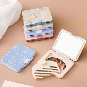 High Quality Portable Folding Ordinary Model Monochrome Light <b>Square</b> Mini <b>Mirror</b> for Travel - Product Image 1