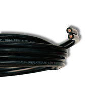 Câble basse tension pour éclairage paysager, fil de 100 pieds en bobine, fils 12/2, 14/2, 16/2 AWG pouvant être enterrés