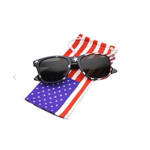 US falg sunglasses with pouch i love sun glasses party deco sun glasses flag printing sunglasses hot transfer sun glasses