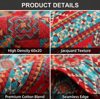 Ethnischer Stil Geometrischer Streifen Gewebter Jacquard-Stoff 70% Polyester 30% Baumwolle für Tischdecke Sofabezug Kleidung Dekorative Heimtextilien