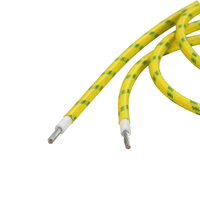 Silikon-Elektrokabel 600V für Haushalts geräte oder Beleuchtung 2,84mm 3,09mm Silikon geflecht draht