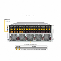 Pilihan jaringan yang fleksibel 2 AIOM Slot jaringan AS-4145GH-TNMR Server Max 512GB non-ecc HBM3 memori 4U sistem Server