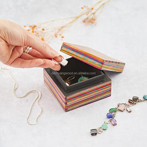 กล่องใส่เครื่องประดับไม้ประดับมะม่วงหลากสีกล่องเก็บของที่ระลึกกล่องเก็บของบิตและบ็อบส์-ของตกแต่งบ้าน - Product Image 6