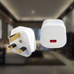 YK168N बिजली 3 चरण 13A फ्यूज 13Amp ब्रिटेन 3 पिन प्लग शीर्ष एलईडी सूचक के साथ प्लग बिजली निर्माताओं - Product Image 1
