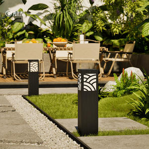 Lampe solaire LED moderne et minimaliste pour extérieur, étanche, pour pelouse, jardin, lumière décorative, lampe de pelouse, lampe de paysage - Product Image 2