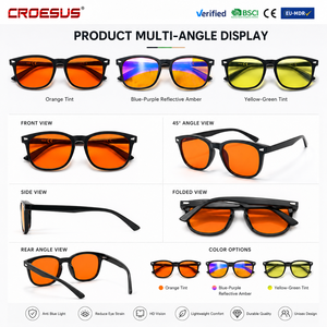 <span class=keywords><strong>Occhiali</strong></span> <span class=keywords><strong>da</strong></span> Computer con Montatura Rettangolare Leggera Personalizzabile, <span class=keywords><strong>Occhiali</strong></span> Anti <span class=keywords><strong>Luce</strong></span> <span class=keywords><strong>Blu</strong></span> Unisex per Uomo e Donna - Product Image 4