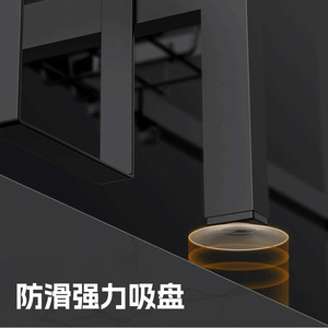 ชั้นวางจานแบบมีช่องเก็บของสำหรับวางบนเคาน์เตอร์ครัว พับเก็บได้อเนกประสงค์ แห้งเร็ว ขนาด L สีดำ - Product Image 2