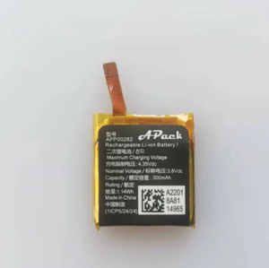 3.8V 300mAh app00282 Pin cho tambour Chân Trời 2 <span class=keywords><strong>2nd</strong></span> thế hệ thông minh đồng hồ ắc quy pin - Product Image 2