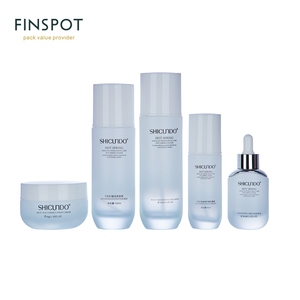 En gros Soins Personnels Peau 30ML Bouteilles de Sérum Blanc Bocaux En Verre Dépoli 50ML - Product Image 2