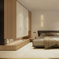 Armoire de chambre modulaire sur mesure en MDF pour villa de luxe et appartement moderne, service de planification personnalisée, approvisionnement direct usine, OEM 1
