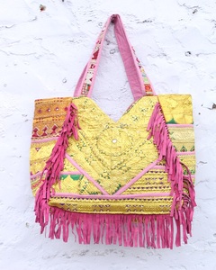 New Arrival Banjara Bag Vintage Hobo Sling Ethnic Hand Embroidered Zipper Two <b>Straps</b> Waterproof Large Capacity <b>Shoulder</b> Bag - Product Image 1