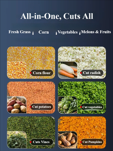 Hacheuse <span class=keywords><strong>de</strong></span> fourrage électrique multifonctionnelle, broyeur d'aliments, déchiqueteuse <span class=keywords><strong>de</strong></span> légumes pour volailles, bétail, poulets, porcs, ferme domestique - Product Image 6