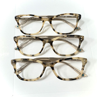 Montures de lunettes unisexes en acétate transparent multicolores, style neutre, tendance, haute qualité, vente en gros