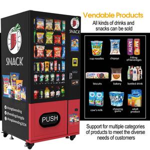 Малогабаритный мобильный торговый автомат с защитой от запотевания, закаленным стеклом, универсальными колесами, компрессорным охлаждением, поддержкой Wi-Fi для продуктов питания и напитков - Product Image 5