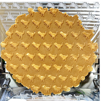 Moule de timbre personnalisé multifonctionnel commercial cône de gaufre Gelato bol de crème glacée cônes d'encens formant la Machine pour les petites entreprises