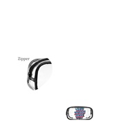 Étui à crayons transparent en PVC avec fermeture éclair, personnalisable avec logo, tendance, pratique et décontracté, impression à la demande