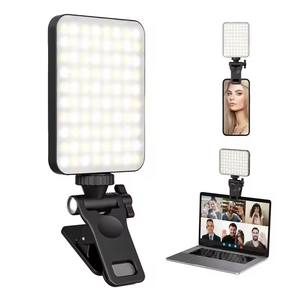 Mini Lampe à Clip pour Téléphone Portable Lumière Selfie LED 2700K Dimmable <span class=keywords><strong>Batterie</strong></span> Utilisation Domestique Iphone Samsung <span class=keywords><strong>Huawei</strong></span> pour Smartphones - Product Image 1