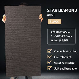 Meisa-Panel de listón insonorizado de pared de piedra suave decorativo curvo <span class=keywords><strong>gris</strong></span> claro - Product Image 6