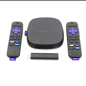 Promotions sur les nouveaux appareils de streaming Roku Express <span class=keywords><strong>4K</strong></span>+ avec télécommande vocale HDR <span class=keywords><strong>4K</strong></span> et <span class=keywords><strong>TV</strong></span> en direct - Électronique grand public - Product Image 1