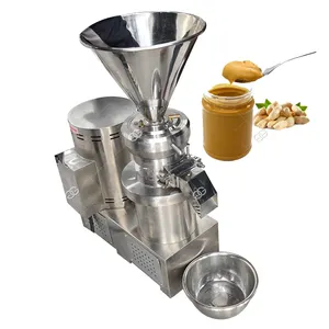 Electric Small Colloid Mill Grinding Making Seseme Paste Tahini Maker Sesame Seed Stone Grinder Mill Peanut Butter Machine