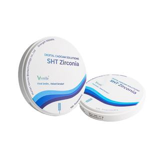 Disco di fresatura Cad Cam in zirconio dentale multistrato di zirconio SHT comparabile a polvere Tosoh - Product Image 1