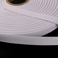 Rouleaux de ruban en coton blanc pour chapeaux, ceinture de biais personnalisée, 100% mètres, vente en gros, usine, livraison gratuite