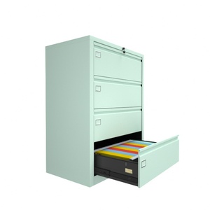 Classeur à tiroirs de rangement/Classeur en acier à 4 tiroirs/Classeur à faible <span class=keywords><strong>profondeur</strong></span> - Product Image 4