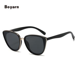 Boyarn Factory Venta al por mayor OEM Gafas <span class=keywords><strong>De</strong></span> Sol <span class=keywords><strong>De</strong></span> Marco Mujer Triángulo <span class=keywords><strong>De</strong></span> gran tamaño Gafas <span class=keywords><strong>De</strong></span> Sol <span class=keywords><strong>De</strong></span> ojo <span class=keywords><strong>De</strong></span> gato <span class=keywords><strong>De</strong></span> lujo - Product Image 1