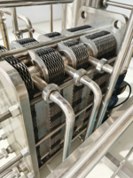 Stérilisateur UHT à plaques, équipement de stérilisation automatique à très haute température pour lait, jus et boissons, en acier inoxydable