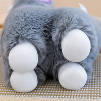 Boneka Alpaca Kawaii Berdiri, Mainan Plush Grosir, Dekorasi Rumah, Mirip Asli, Teman Anak, Hadiah Penghibur
