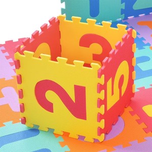 Tappetini da Gioco in Schiuma EVA Morbidi e Confortevoli, Non Tossici, con <span class=keywords><strong>Puzzle</strong></span> Colorati a Tema Cartoni Animati, Alfabeto e Numeri - Product Image 5