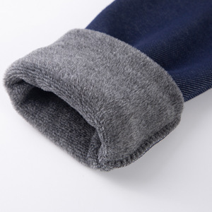 Pantalon thermique en coton pour filles, style décontracté, avec imprimé à pois, épais et chaud, pour l'hiver, vente en gros - Product Image 5