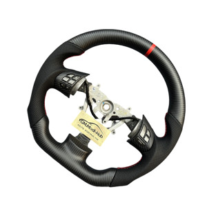 Volante de coche de fibra de carbono mate GM.Modi-Hub para Subaru 2008 2009 <span class=keywords><strong>2010</strong></span> 2011 2012 2013 2014 <span class=keywords><strong>Impreza</strong></span> WRX <span class=keywords><strong>STI</strong></span> - Product Image 1