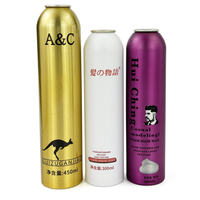 Bouteille pulvérisateur cosmétique cylindrique en aluminium 100ml 450ml, laquée mate, légère, résistante à la corrosion, avec bouchon couronne, pour protection solaire et stylisation